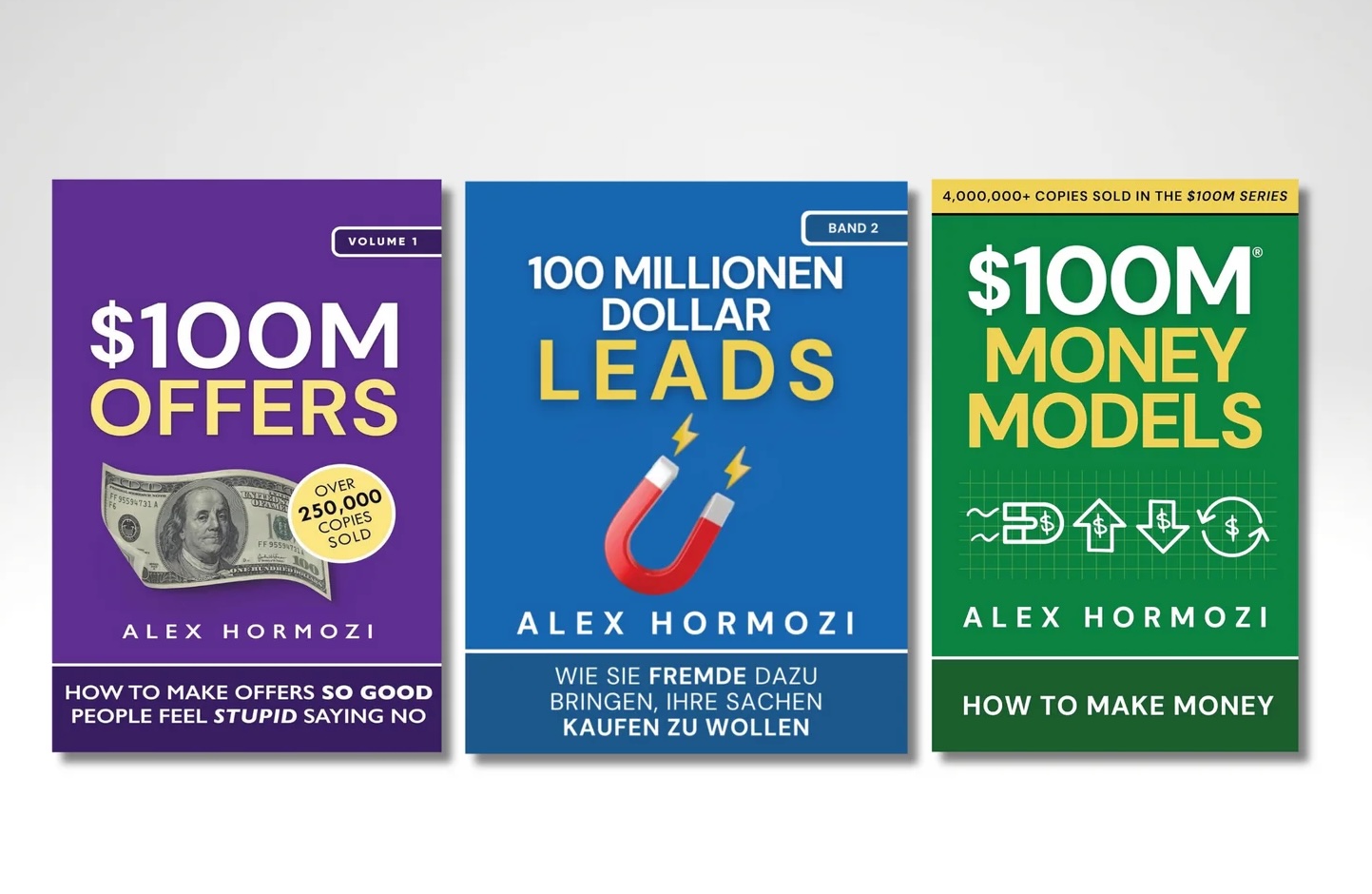Alex Hormozi's $100M book series - Offers, Leads, and Money Models