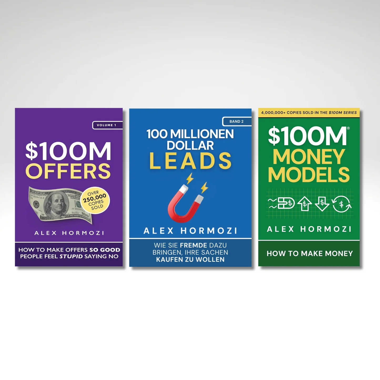Alex Hormozi's $100M book series - Offers, Leads, and Money Models